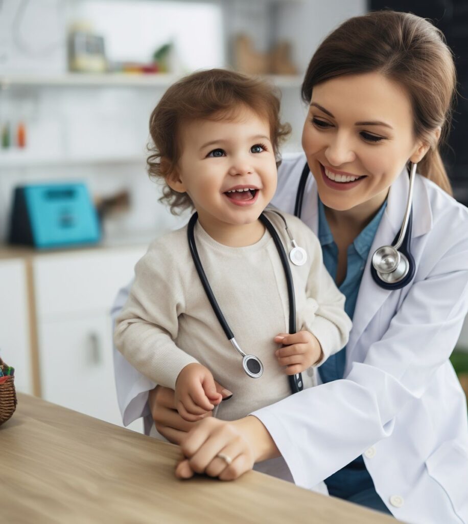 Image of Pediatrician with Patient